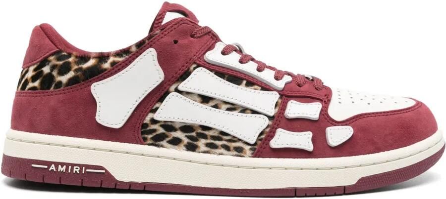 AMIRI Sneakers met luipaardprint Rood
