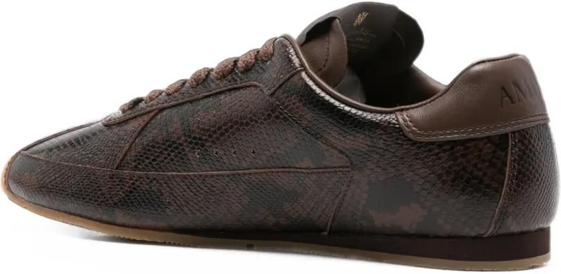AMIRI Sneakers met ster-patch en python-effect Bruin - Foto 3