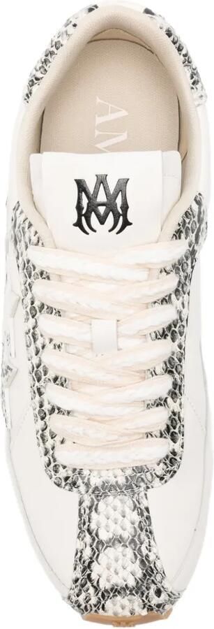 AMIRI Sneakers met ster-patch en python-effect Wit - Foto 3