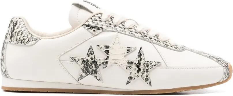 AMIRI Sneakers met ster-patch en python-effect Wit - Foto 4