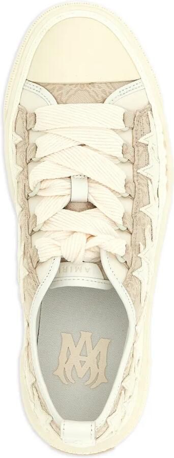 AMIRI Star court sneakers met monogram Beige - Foto 4