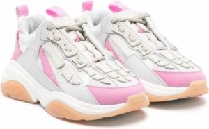 AMIRI KIDS Low-top sneakers met logo Grijs