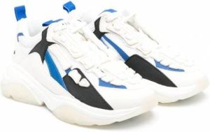AMIRI KIDS Low-top sneakers met logo Wit