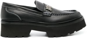 AMIRI Leren loafers Zwart