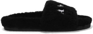 AMIRI Slippers met logoprint Zwart
