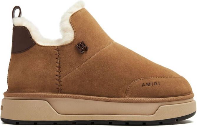 AMIRI Malibu suède laarzen Bruin