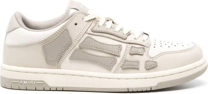 AMIRI Skel leren sneakers Beige