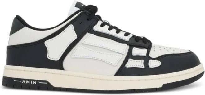 AMIRI Skel panelled leather sneakers Wit