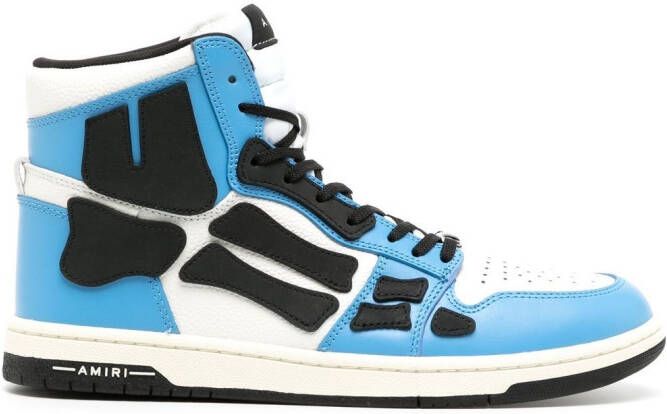 AMIRI Skel Top Hi leren sneakers Blauw