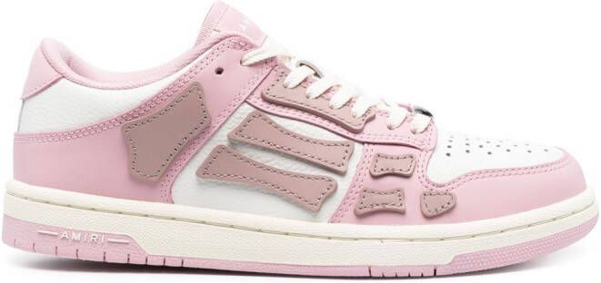 AMIRI Skel Top low-top leather sneakers Roze
