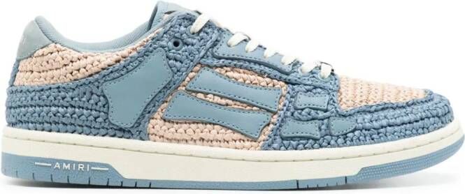 AMIRI Sneakers van geweven raffia Blauw
