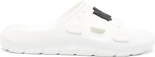AMIRI Slippers met ronde neus Wit
