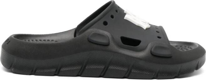 AMIRI Slippers met ronde neus Zwart