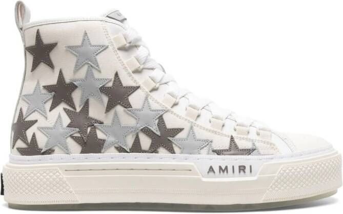 AMIRI Stars Court high-top sneakers Beige