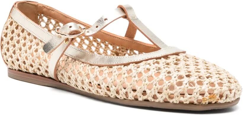 Ancient Greek Sandals Aerati geweven ballerina's Beige - Foto 3