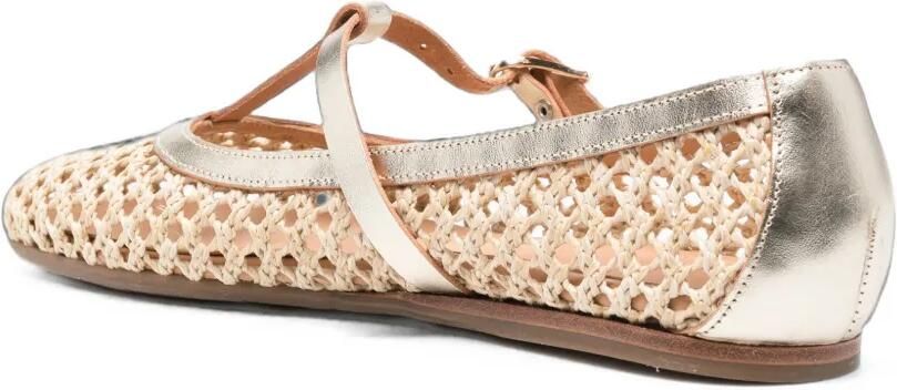 Ancient Greek Sandals Aerati geweven ballerina's Beige - Foto 4