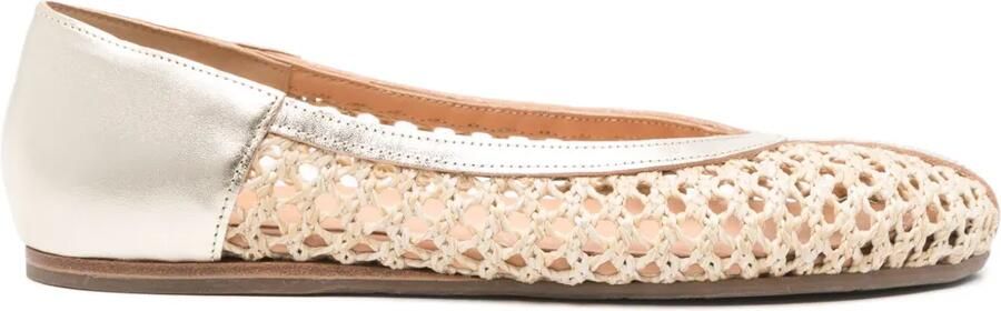 Ancient Greek Sandals Aeropi ballerina's Beige