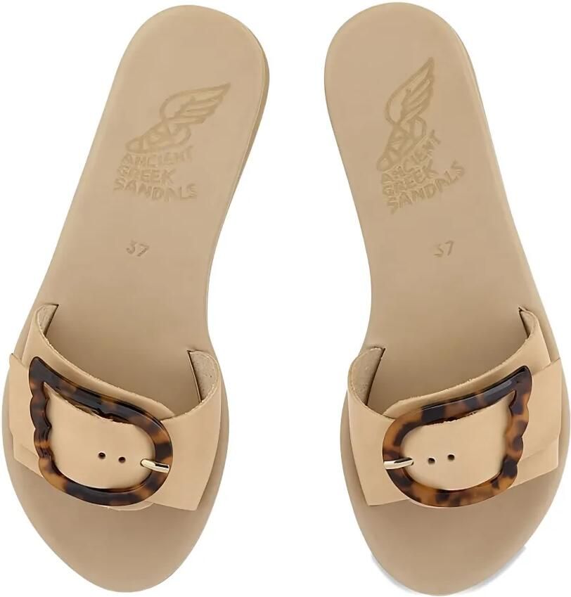 Ancient Greek Sandals Aglaia badslippers Beige