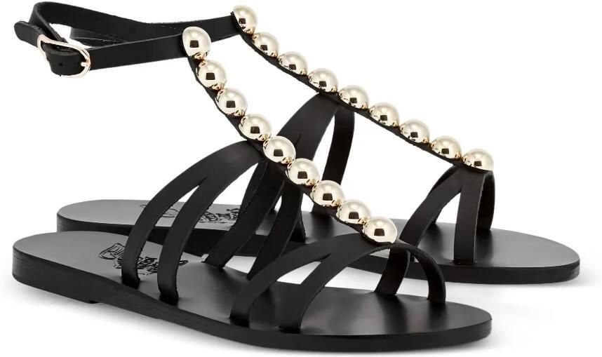 Ancient Greek Sandals Akrivi sandalen verfraaid met studs Zwart - Foto 3