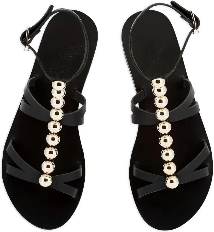 Ancient Greek Sandals Akrivi sandalen verfraaid met studs Zwart - Foto 2