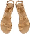Ancient Greek Sandals Alcyone platte sandalen Beige - Beige