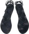 Ancient Greek Sandals Alcyone veterschoenen Zwart - Zwart