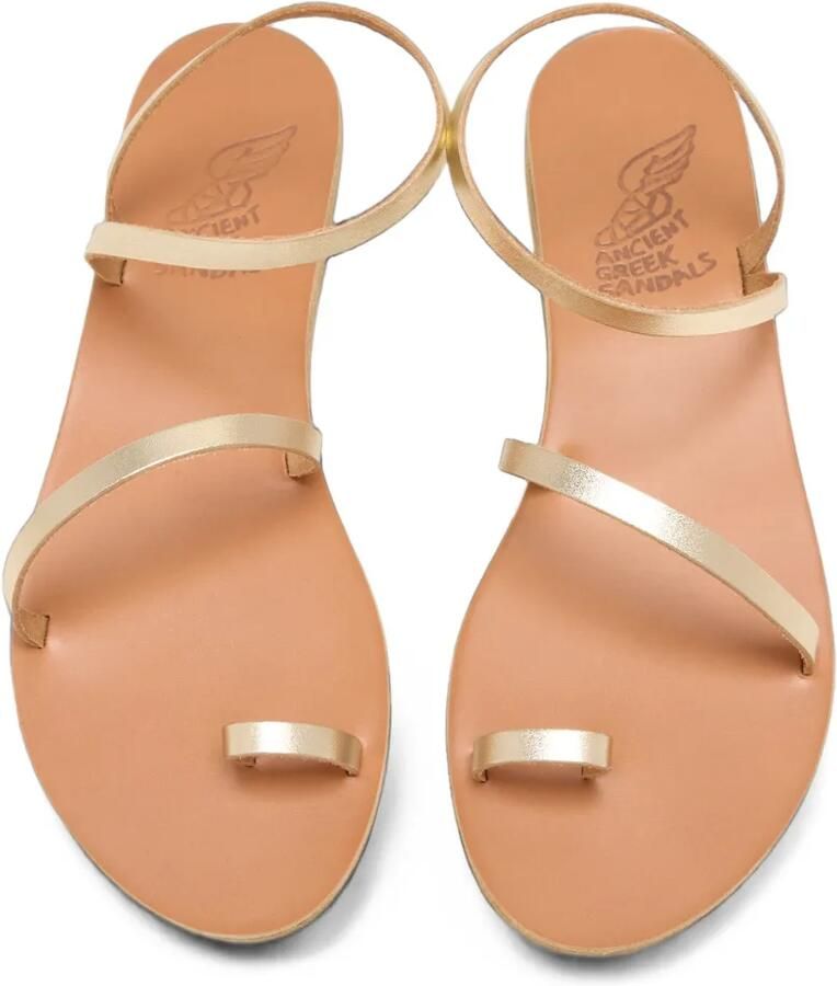 Ancient Greek Sandals Apli Eleftheria sandalen met metallic-effect Goud - Foto 2
