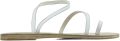 Ancient Greek Sandals Apli Eleftheria sandals Wit - Wit