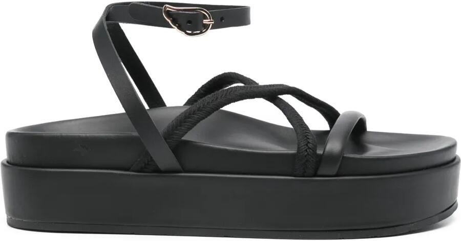 Ancient Greek Sandals Atheras sandalen Zwart