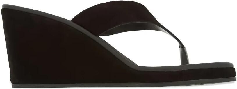 Ancient Greek Sandals Charys sandalen met sleehak Zwart