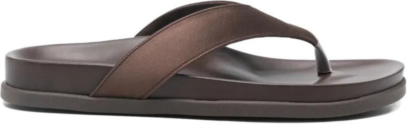 Ancient Greek Sandals Charys sandalen met voetbed Bruin