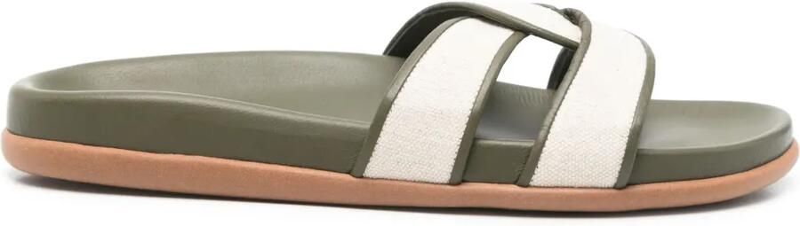 Ancient Greek Sandals Desmos Footbed slippers Beige