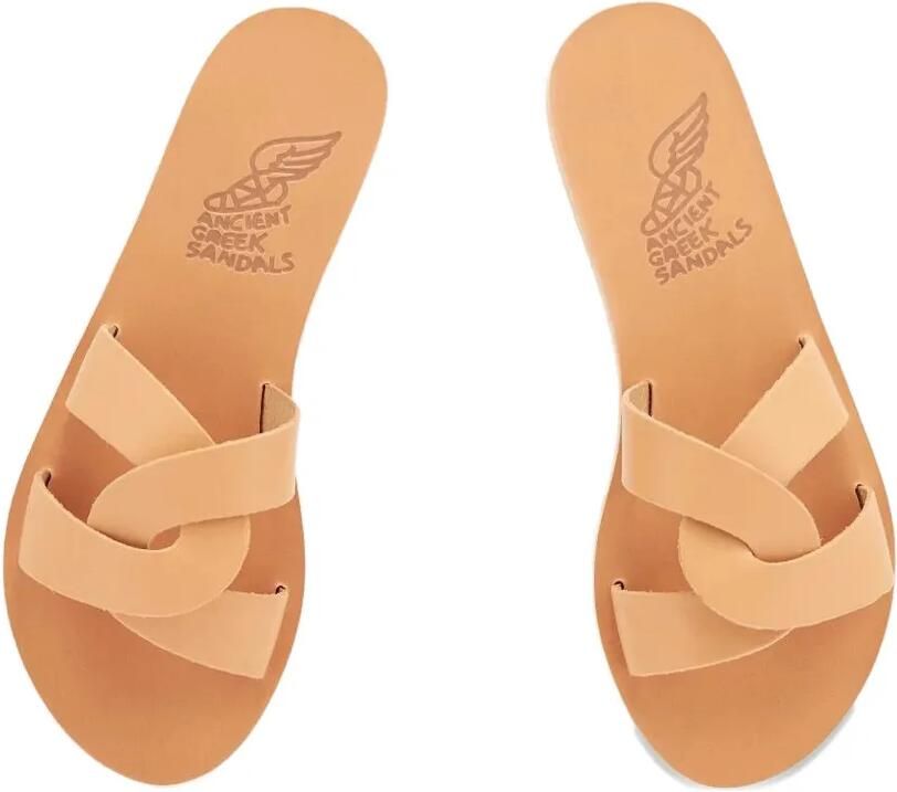 Ancient Greek Sandals Desmos leren sandalen Beige - Foto 3