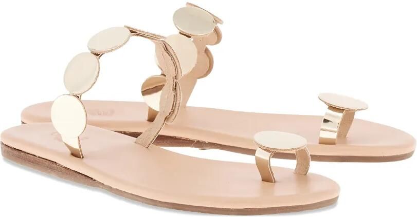 Ancient Greek Sandals Dirki sandalen verfraaid met disc Goud - Foto 3