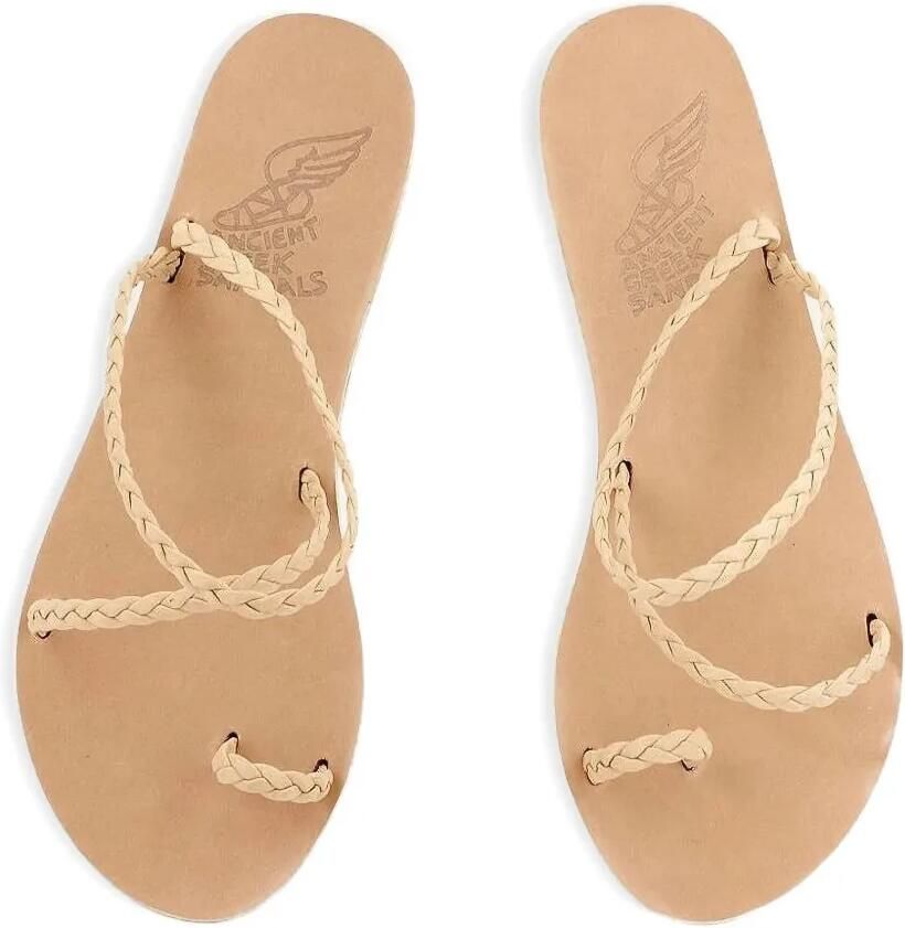 Ancient Greek Sandals Eleftheria gevlochten sandalen Beige - Foto 2