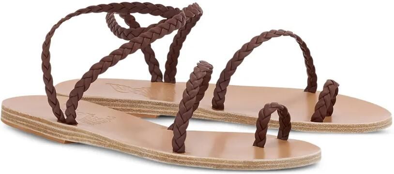 Ancient Greek Sandals Eleftheria gevlochten sandalen Bruin - Foto 3