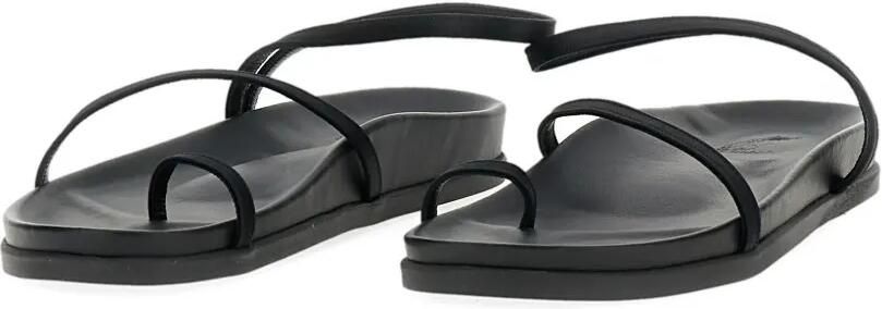 Ancient Greek Sandals Eleftheria sandalen met bandjes Zwart