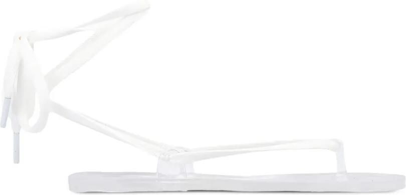 Ancient Greek Sandals Esther sandalen met striksluiting Wit