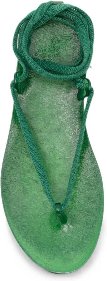 Ancient Greek Sandals Esther sandalen met veters Groen