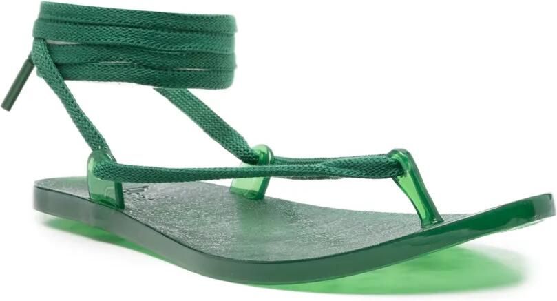 Ancient Greek Sandals Esther sandalen met veters Groen - Foto 3