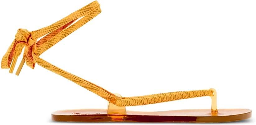 Ancient Greek Sandals Esther sandalen met veters Oranje