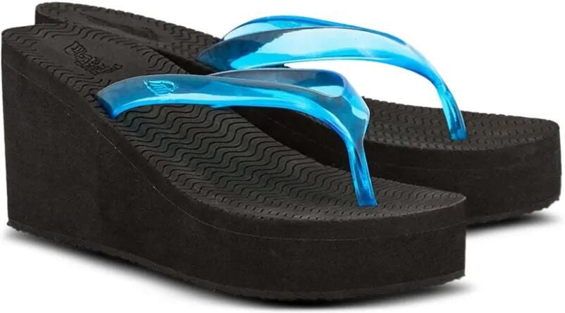 Ancient Greek Sandals Etheria wedge heeled filp-flops Blauw - Foto 2