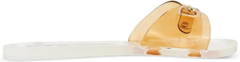 Ancient Greek Sandals Filia Jelly slippers met gespbandje Wit