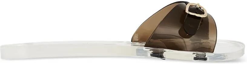 Ancient Greek Sandals Filia Jelly slippers met gespdetail Wit