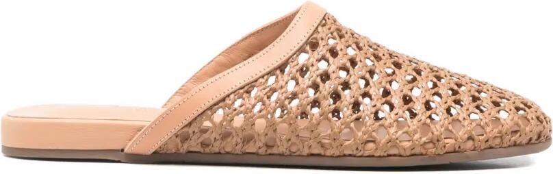 Ancient Greek Sandals Geweven slippers Beige