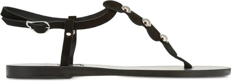 Ancient Greek Sandals Ilida sandalen met studs Zwart