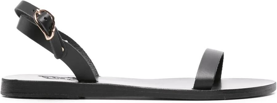 Ancient Greek Sandals Irida leren sandalen Zwart