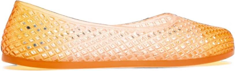 Ancient Greek Sandals Iro ballerina's met diamant-patroon Beige - Foto 4