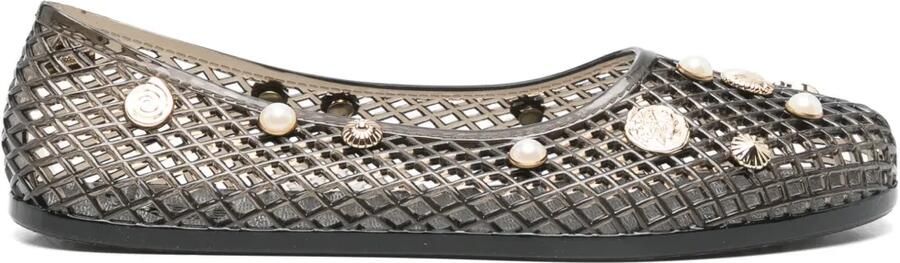 Ancient Greek Sandals Iro ballerina's Zwart
