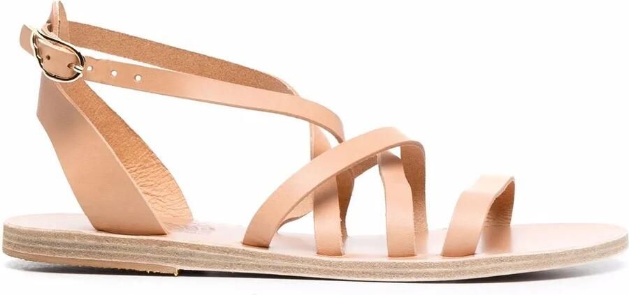 Ancient Greek Sandals Leren sandalen Beige